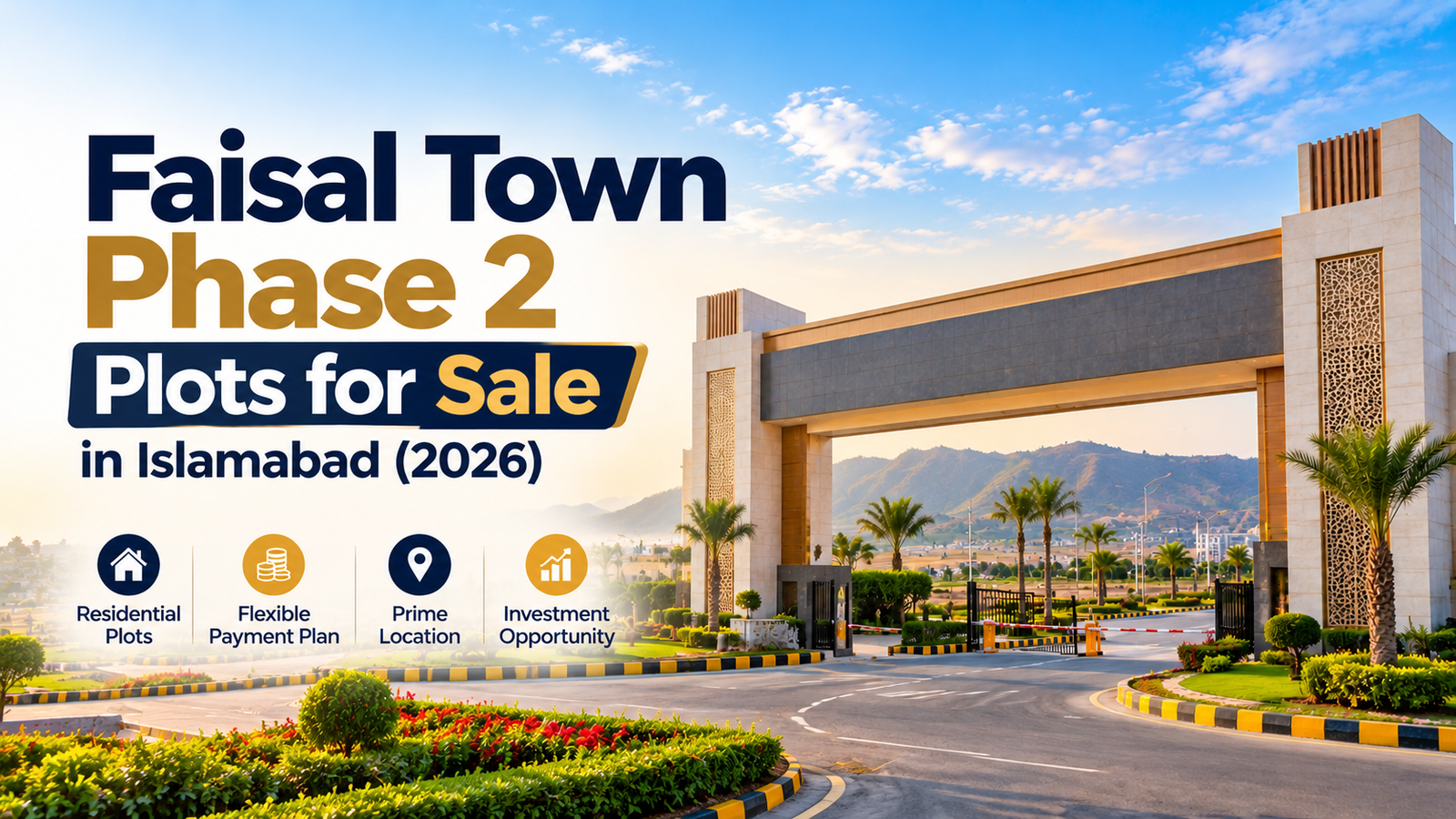 Faisal town phase 2 plots for sale